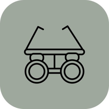 Modern bisiklet simgesinin vektör çizimi, basit bir kavram