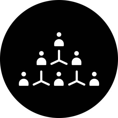 Vektör iş kişi simgesi