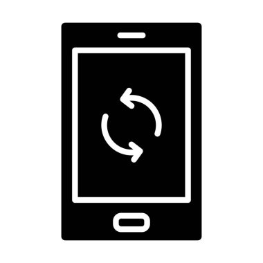 Telefon simgesi vektör illüstrasyonu