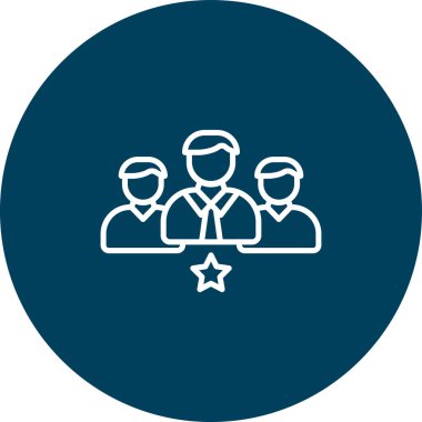 İnsan simgesinin vektör illüstrasyonu