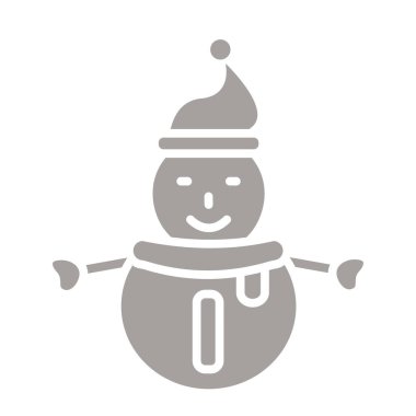 kardan adam simgesi, vektör illüstrasyon tasarımı