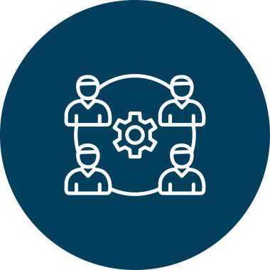 iş simgesi vektör illüstrasyonu