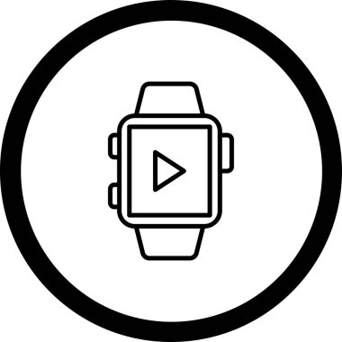 vektör izleme simgesi illüstrasyonu