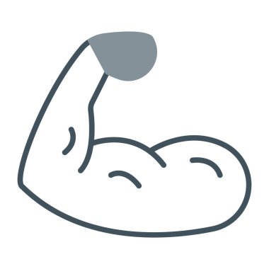 El çizgisi simgesi, konsept, vektör illüstrasyonlu insan cildi