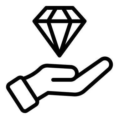 Elmas simgesi, özet biçimi