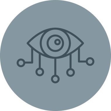 Modern göz eksikliğinin vektör simgesi