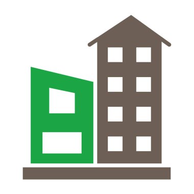 Ev ikonu. vektör illüstrasyonu