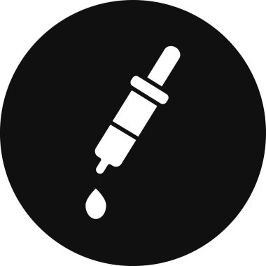 boya fırçası ikonu. Basit resimleme