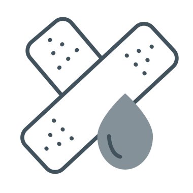 ilaç hapları ve tıbbi ikon, satır biçimi