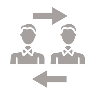 İş ve finans simgesinin vektör illüstrasyonu