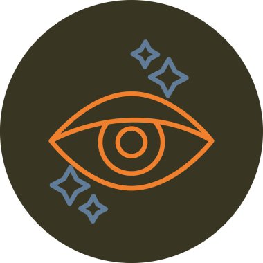 Göz simgesi vektör illüstrasyonu