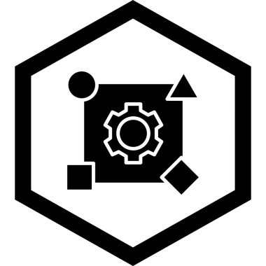 dişli simgesi vektör illüstrasyonu