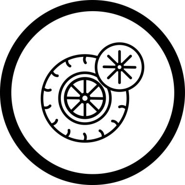 Modern simgenin vektör illüstrasyonu