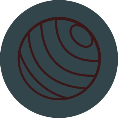 dünya düz vektör simgesi