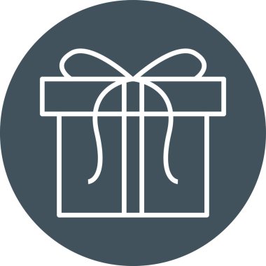 hediye simgesi, illüstrasyon tasarım vektörü