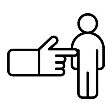 El sıkışma vektör çizimi ile insan elini tutmak