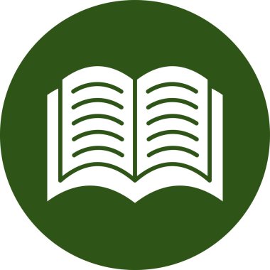 kitap simgesi vektör illüstrasyonu