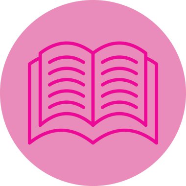 kitap simgesi vektör illüstrasyonu