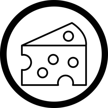 Gıda simgesinin vektör illüstrasyonu