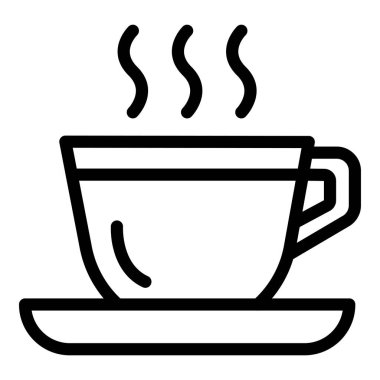 Kahve fincanı simgesi, taslak biçimi