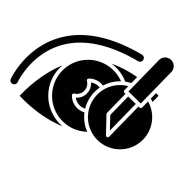 Göz simgesi vektör illüstrasyonu