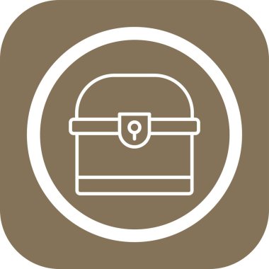 evrak çantası simgesi, vektör illüstrasyonu