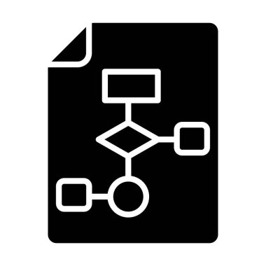 veri paylaşımı glyph vektör deseni