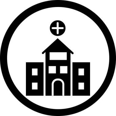 Modern binanın vektör illüstrasyonu