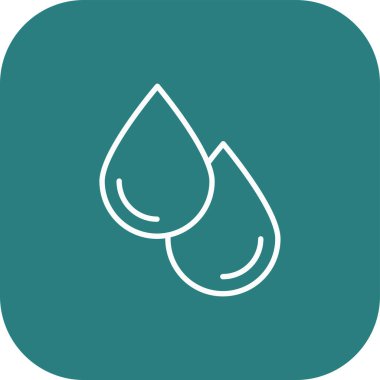 İllüstrasyon su bırakma simgesi