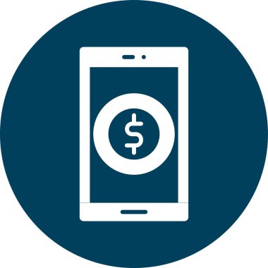 Mobil para simgesi arka planda izole edildi. n