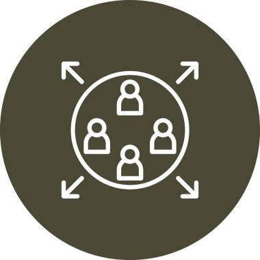 seo modern simgesinin vektör illüstrasyonu