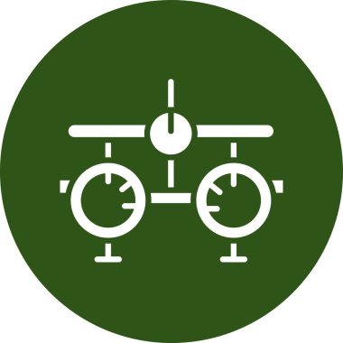 Bisiklet simgesinin vektör illüstrasyonu