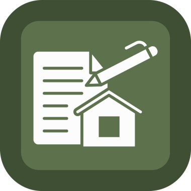 Emlak simgesi. vektör illüstrasyonu