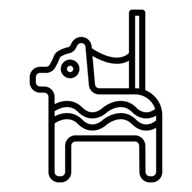 köpek simgesi vektör illüstrasyonu