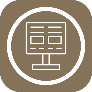 seo modern simgesinin vektör illüstrasyonu