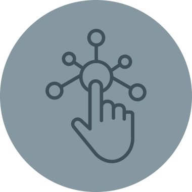 Sosyal medya simgesi olan bir küreyi tutan el.