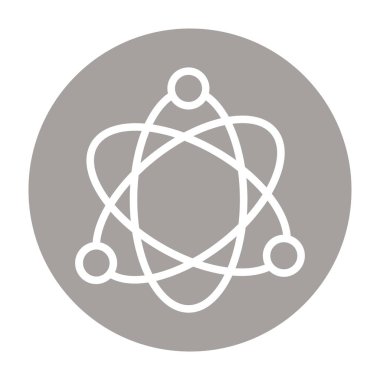 Bilim çizgisi simgesi, eğitim vektörü illüstrasyonu