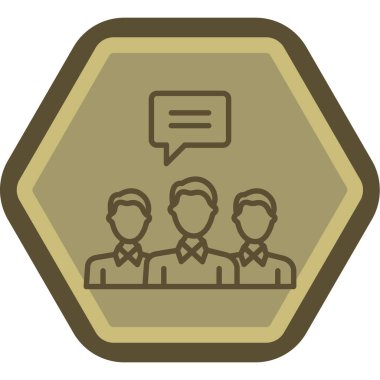 İş ve finans simgesinin vektör illüstrasyonu