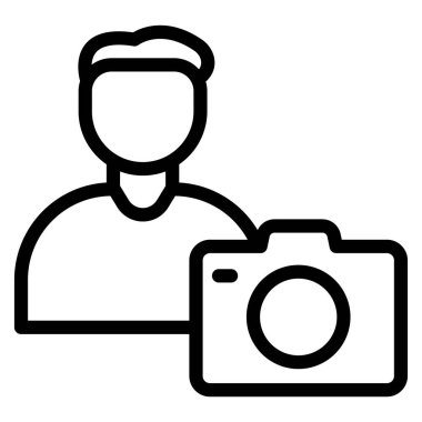 fotoğraf makinesi resim simgesi ana hat biçiminde