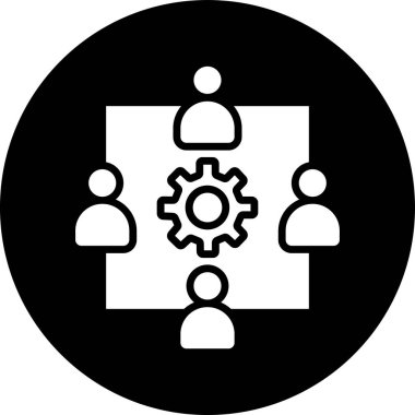 iş simgesi vektör illüstrasyonu