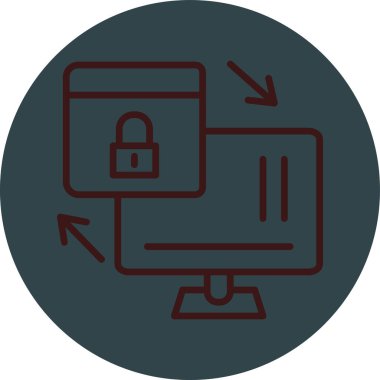 Web simgesi vektör illüstrasyonu