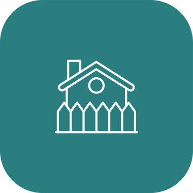 Soyut emlak vektör simgesi