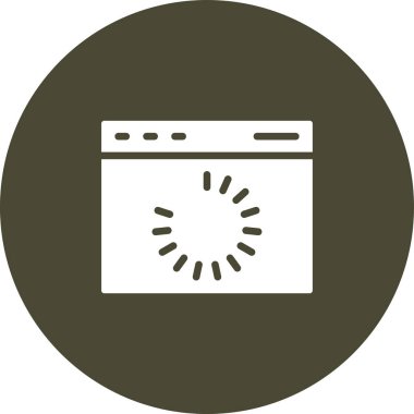 Web ve İnternet vektör çizgisi simgesi