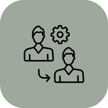 İş ve finans simgesinin vektör illüstrasyonu