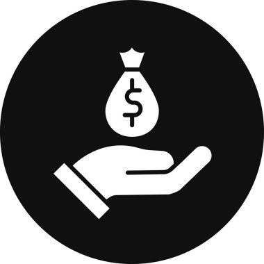 Dolar simgesi, basit vektör illüstrasyonu