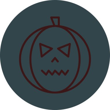 Balkabağım. Web simgesi basit illüstrasyon