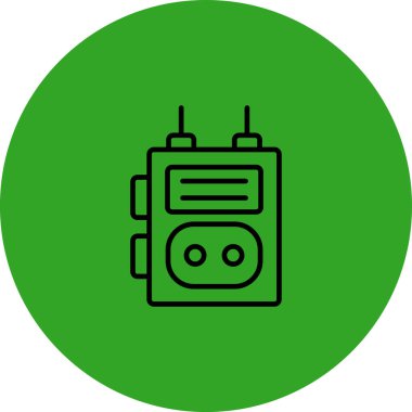 Modern b 'nin vektör illüstrasyonu eksik simgesi