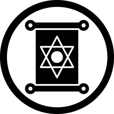 David vektör simgesi modern illüstrasyon