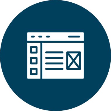 seo modern simgesinin vektör illüstrasyonu