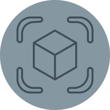 kutu simgesi vektör illüstrasyonu